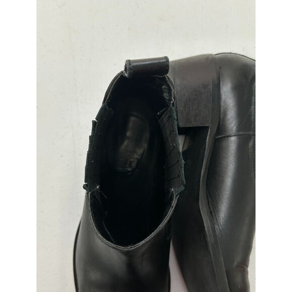 LAVORAZIONE ARTIGIANA Womens Black Leather Chelsea Boots Size 9 Made In Italy - Picture 7 of 12